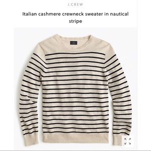 J CREW 100% CASHMERE SWEATER